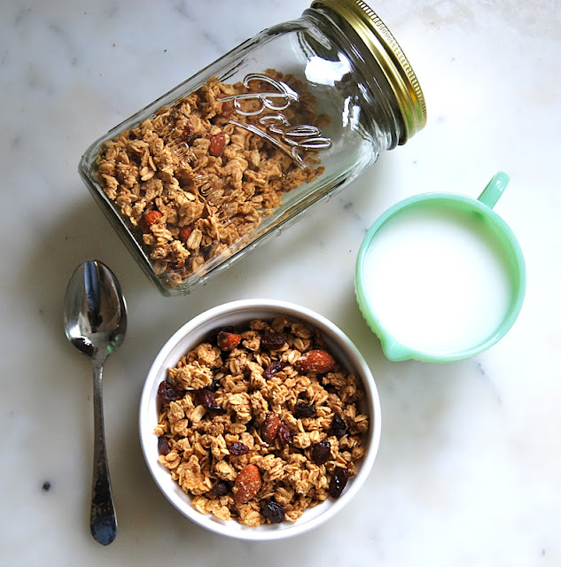 My Recession Kitchen...and garden Maple Almond Granola