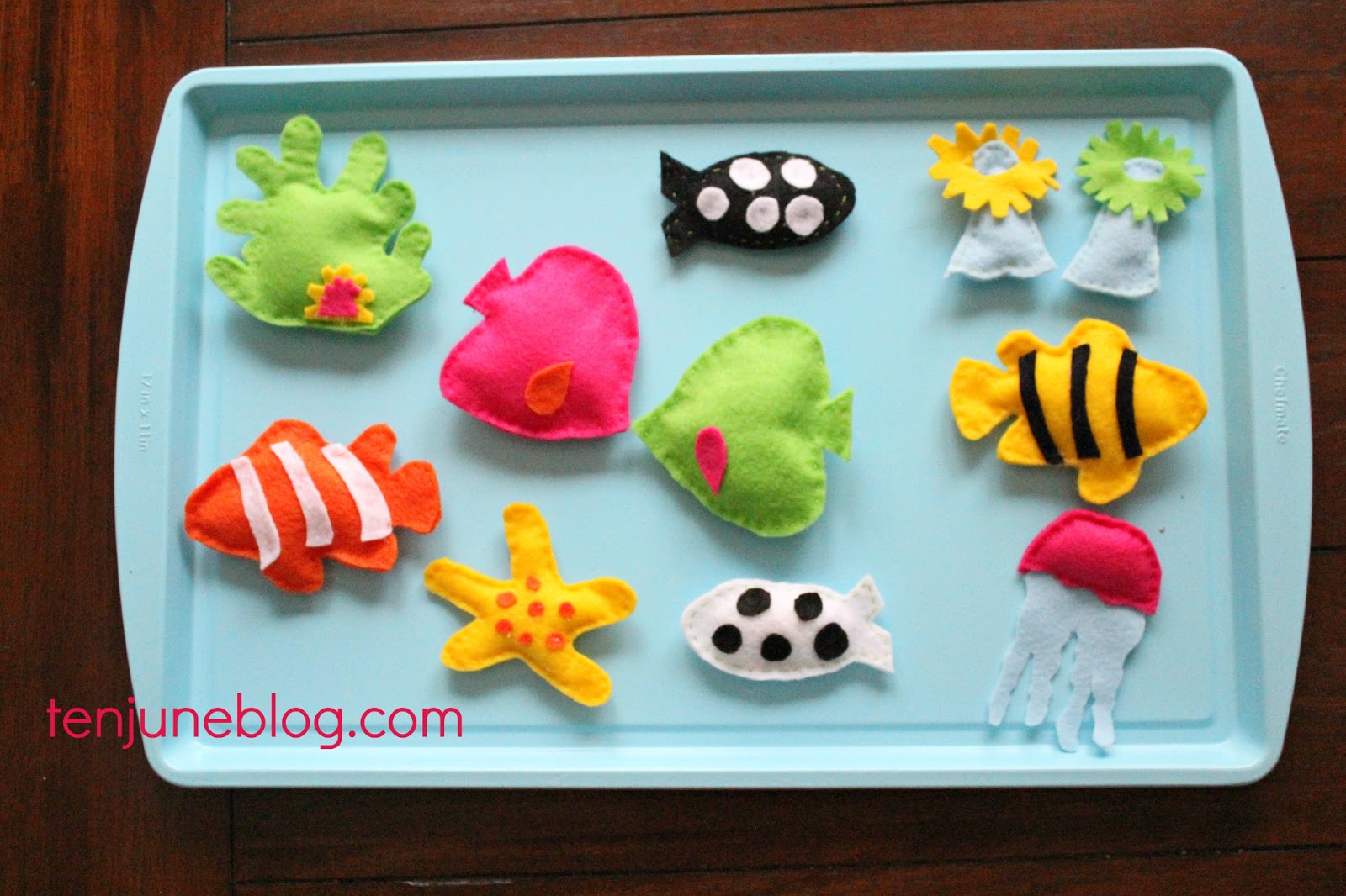 Ten June {DIY} Felt + Aquarium Board