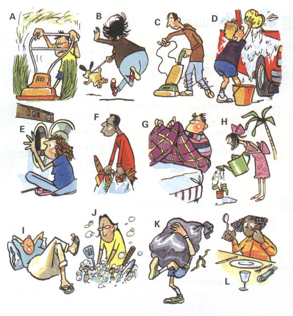 Zoom English ESO3. Unit 4. Chores.