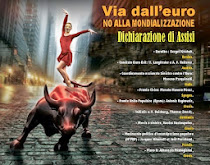 USCIAMO DALL'EURO! Dichiarazione delle sinistre europee anti-euro. Assisi 23 agosto 2014