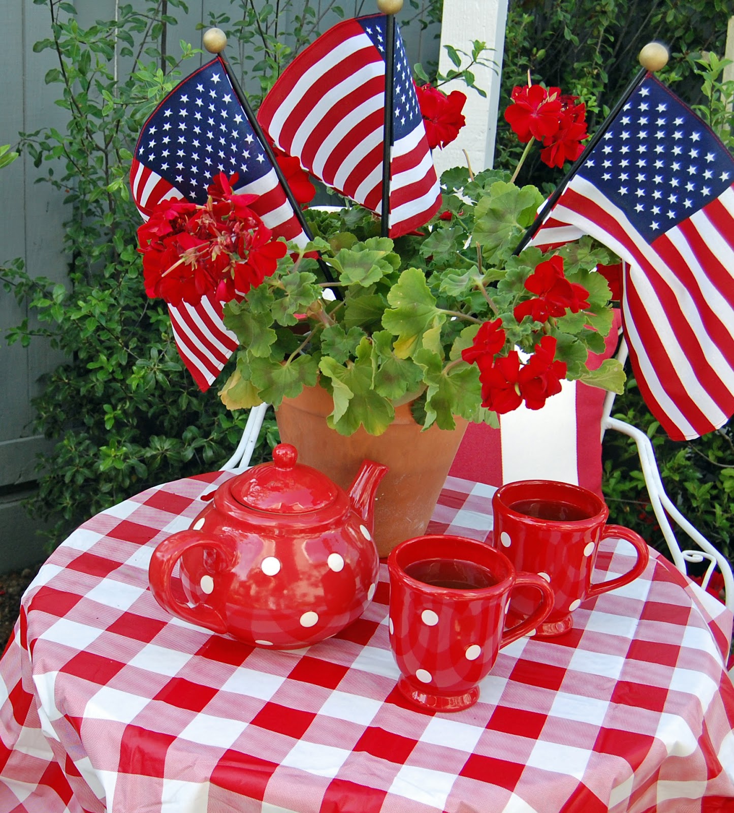 My Painted Garden Flags In My Garden