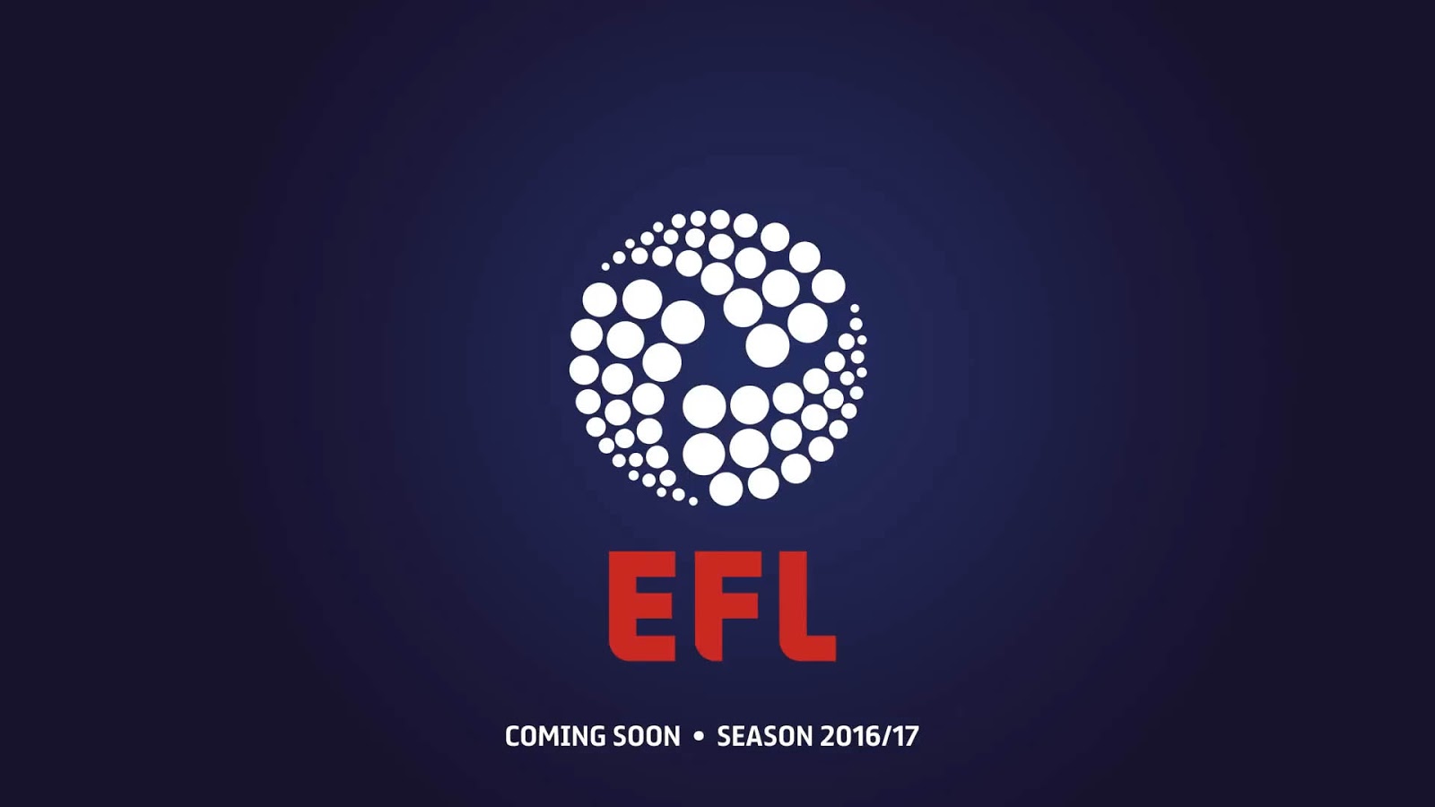 Imagewechsel der Football League als englische Football League Neues