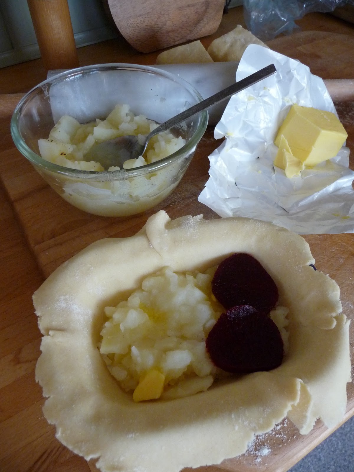 Lancashire Food Beetroot Butter Pie
