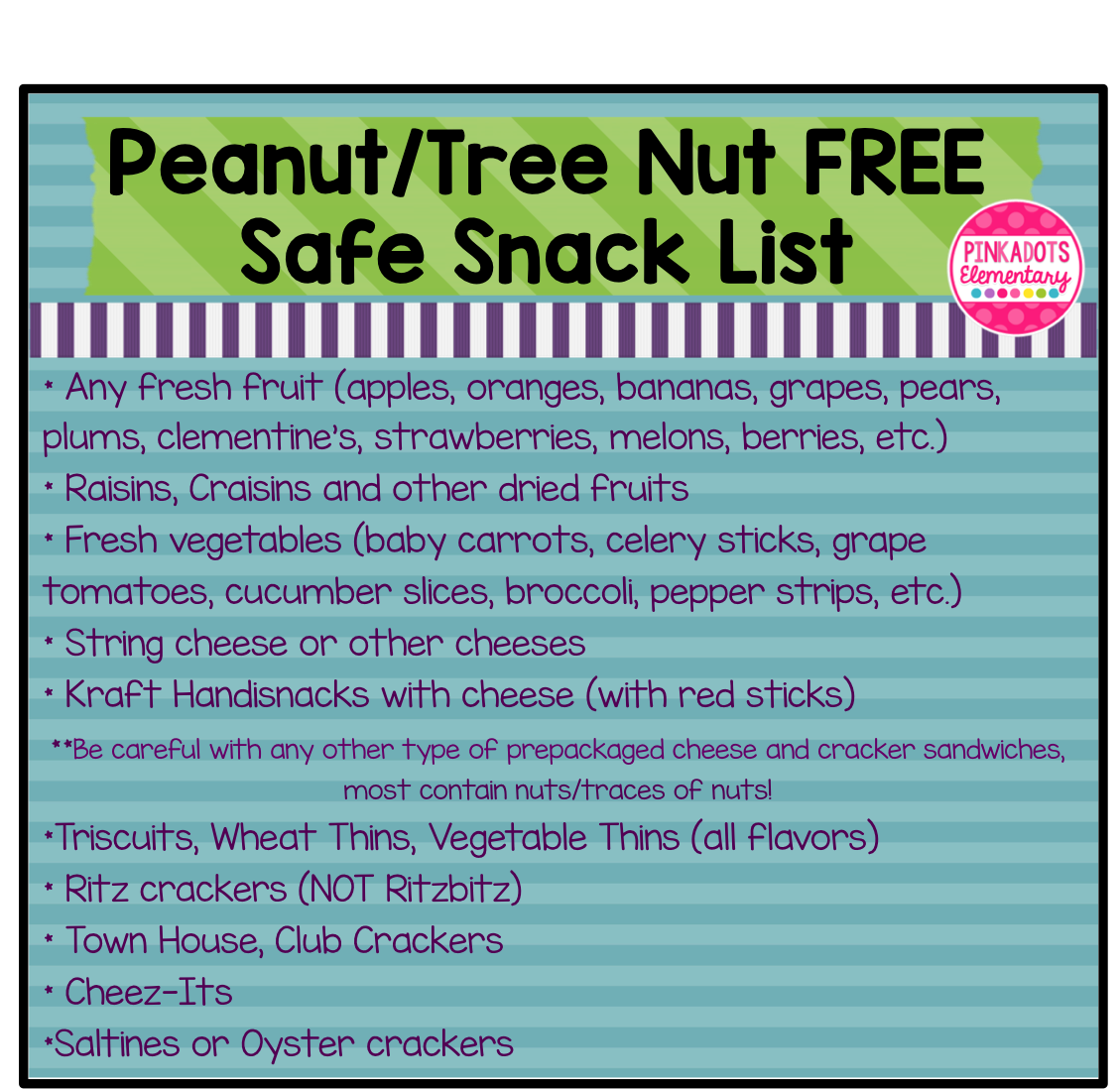 Tips EVERY teacher should know on how to deal with a peanut/tree nut