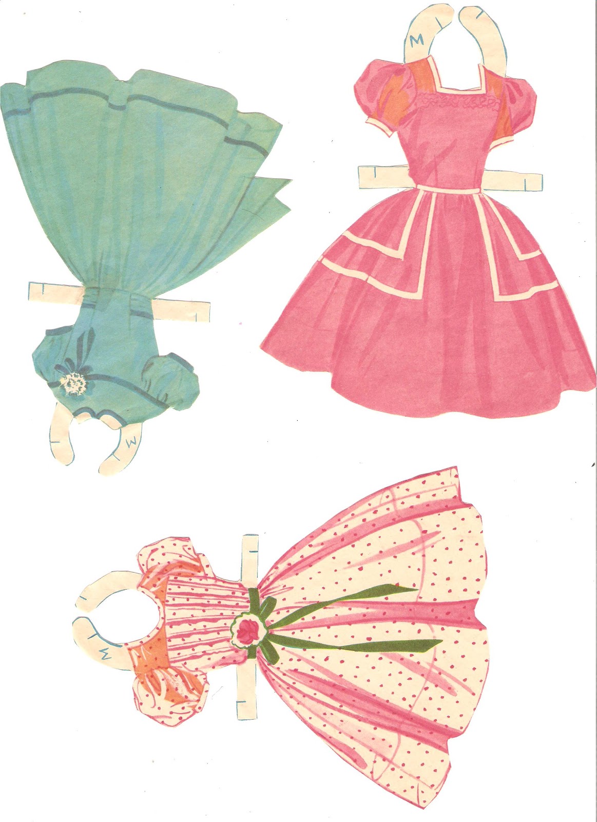 Miss Missy Paper Dolls 4 girls paper dolls