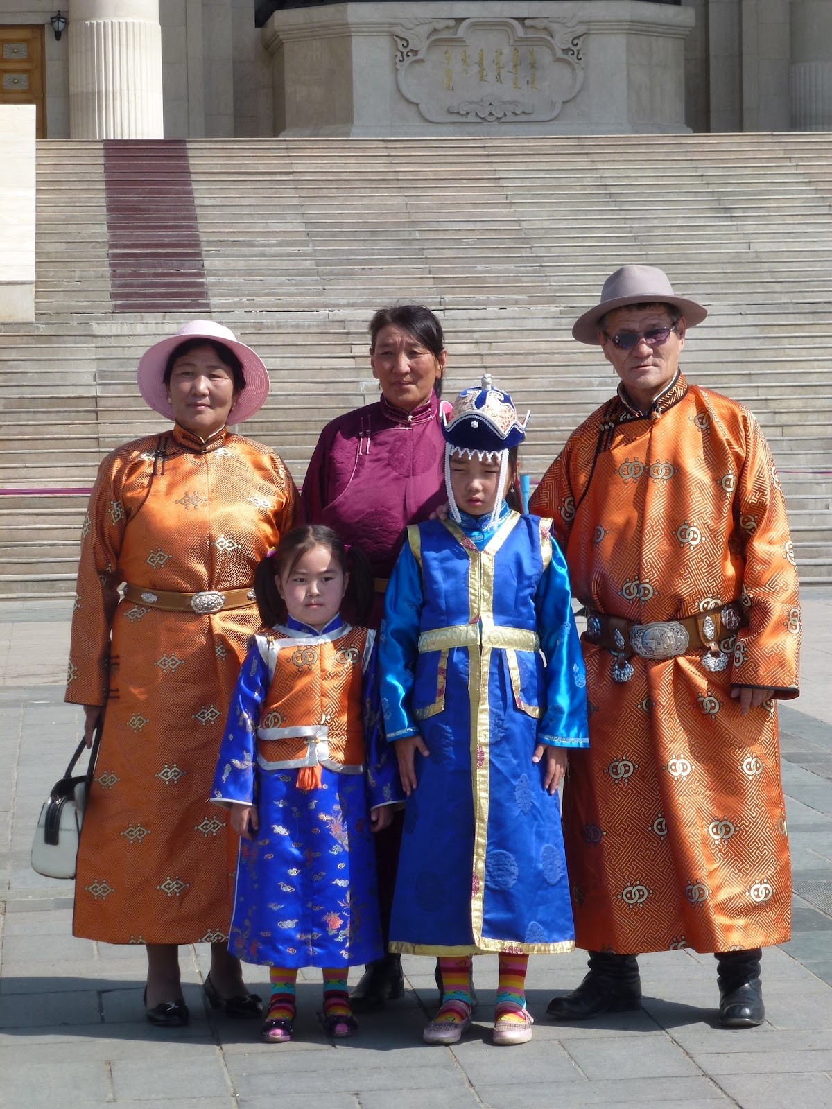 Lauren in Mongolia Mongolian Traditional Dress
