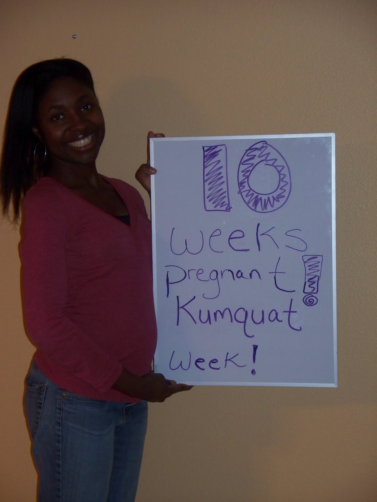 First King Baby on the Way! 10 Weeks Pregnant! (Kumquat Week)