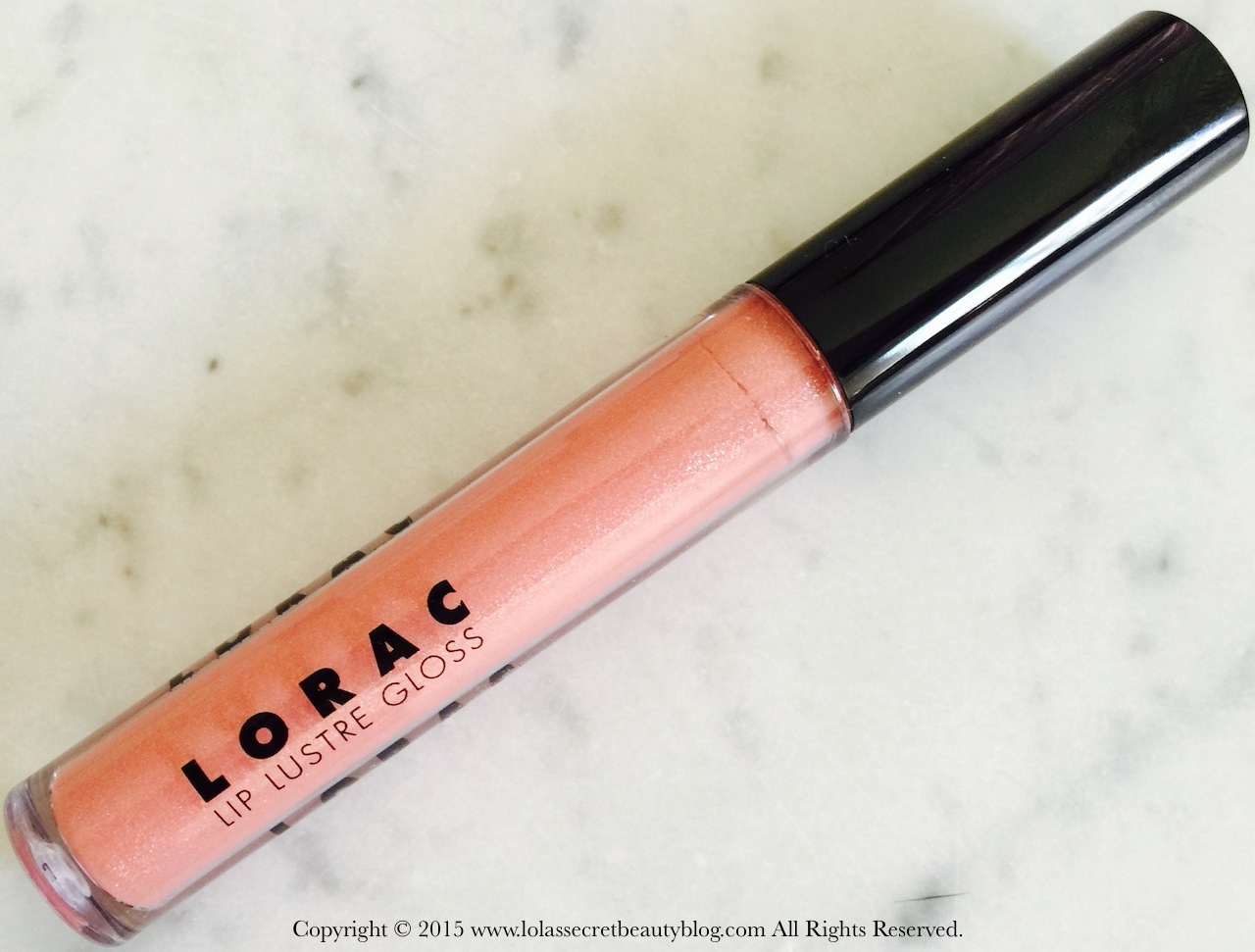 Lola S Secret Beauty Blog Lorac Lip Lustre Gloss In Peach Lustre Review
