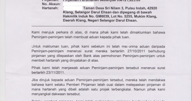 Contoh Surat Aduan Indah Water - Rasmi Ppim Contoh Surat Jawapan Bank Berkenaan contoh surat aduan indah water rasmi ppim contoh surat jawapan bank berkenaan