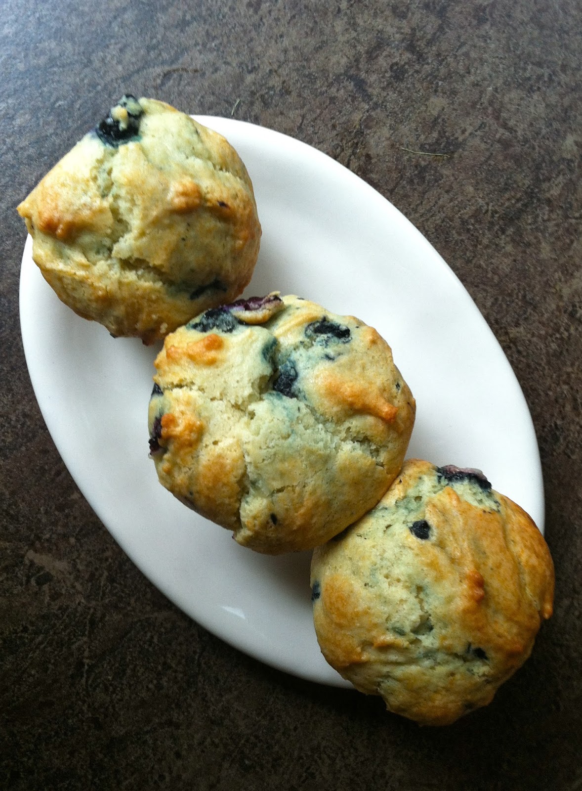 Alton Brown's Blueberry Muffins