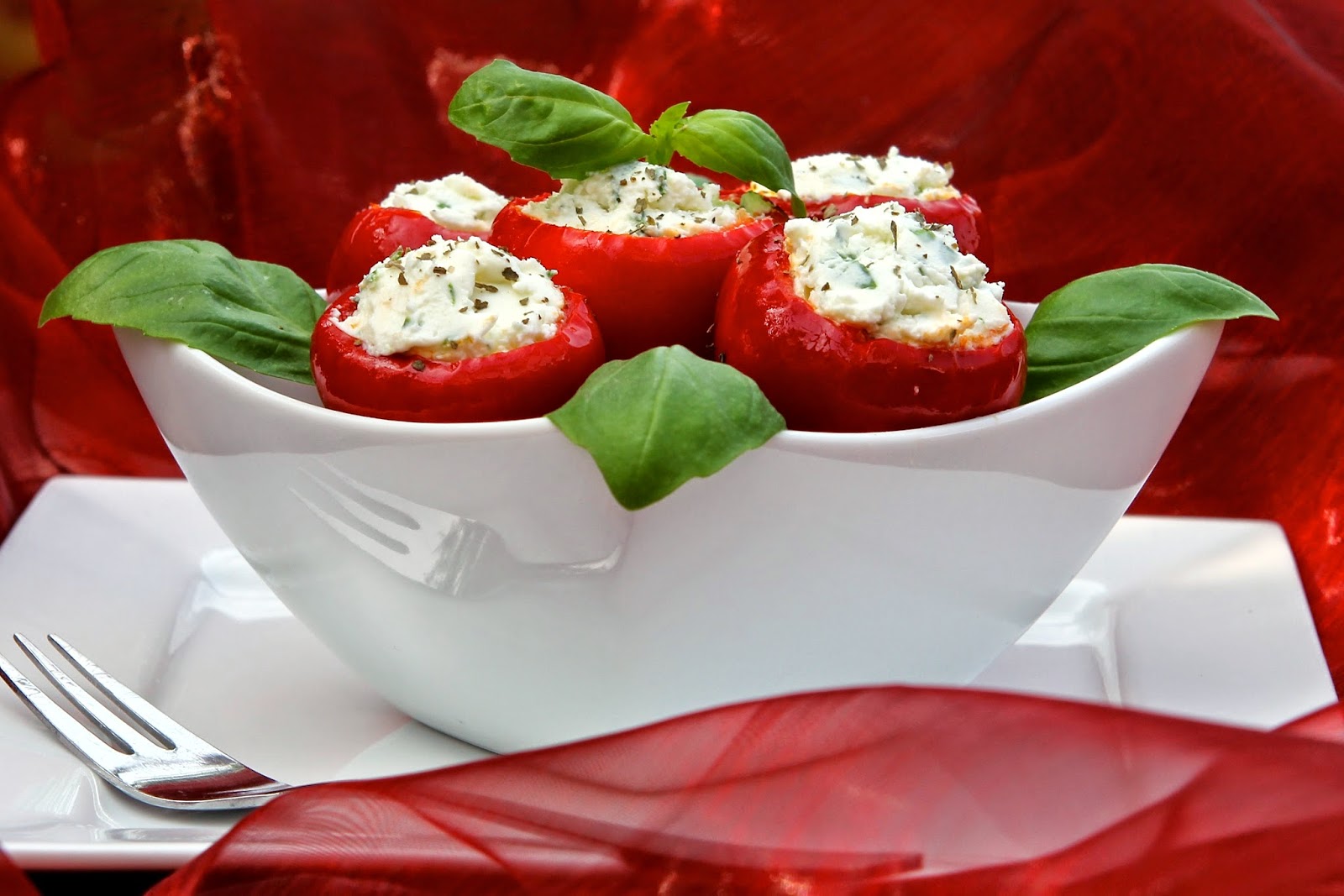 Gluten Free Alchemist Goats Cheese Stuffed Cherry Bomb Chillies