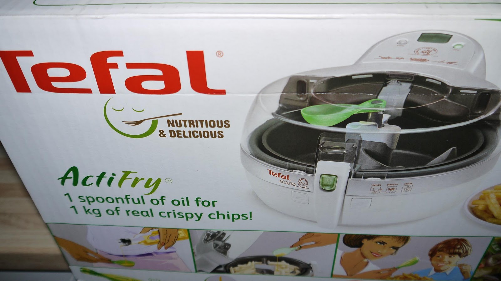 Inside the Wendy House Tefal Actifry...Healthy Low Fat Chips