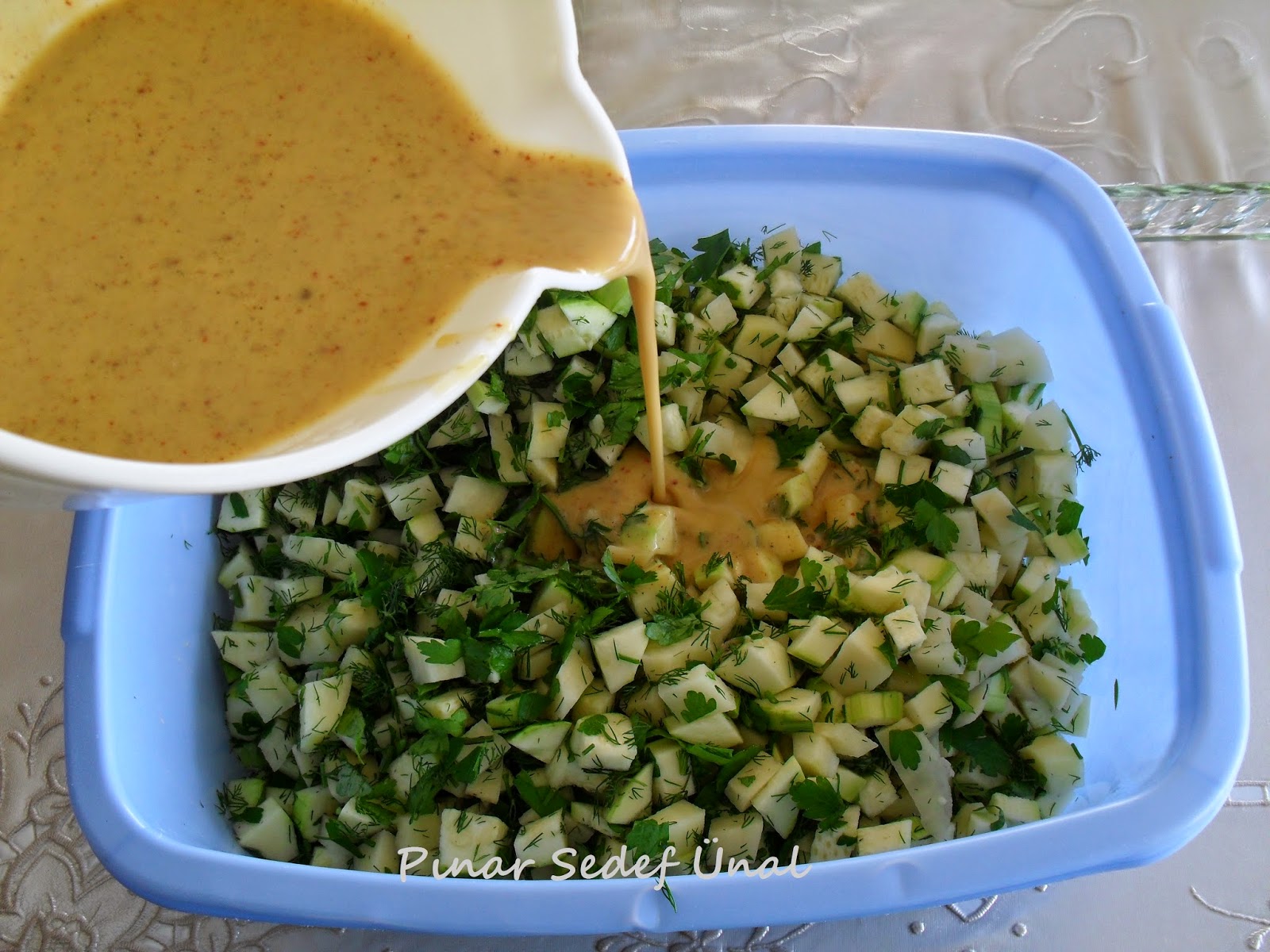 PINAR SEDEF ÜNAL KABAKLI PATATESLİ KEK