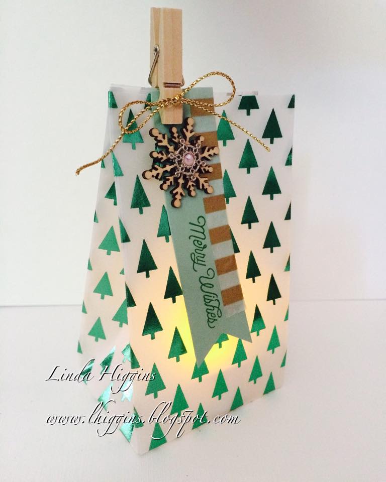 Linda Dalke Christmas Candle Gift Bag