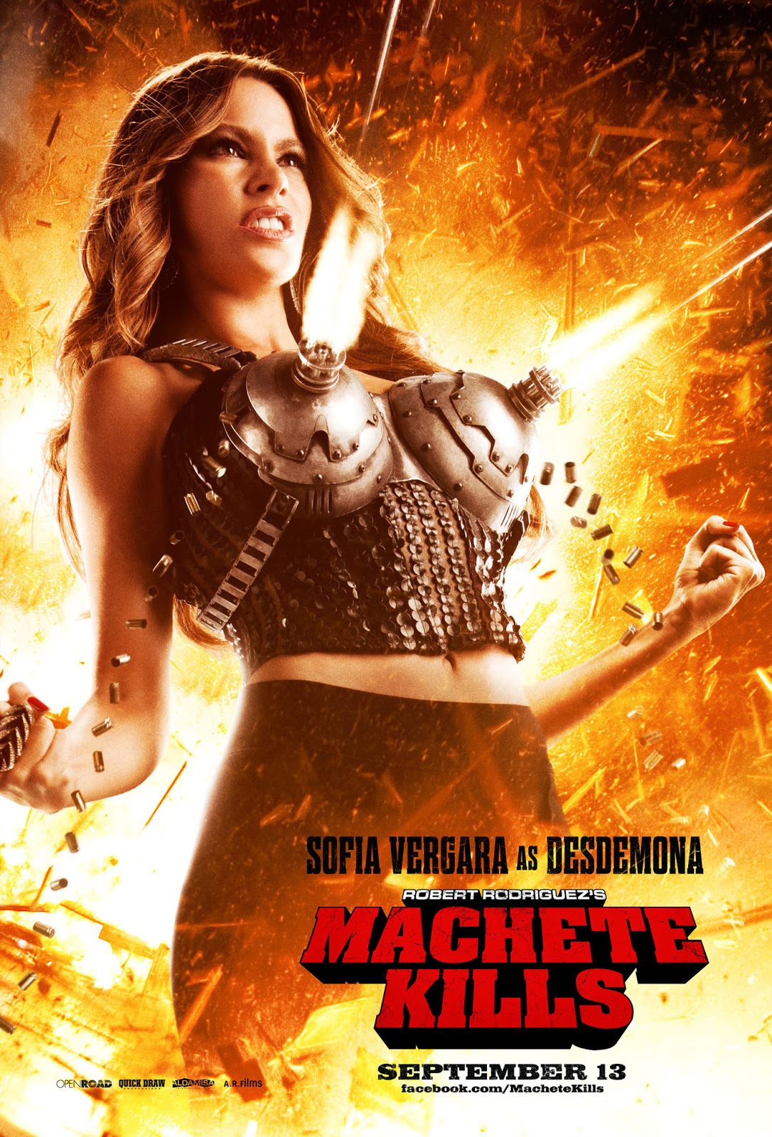Sofia Vergara's Lethal Weapon in Machete Kills Evan's Blog