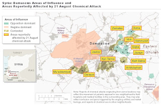 Attaque aux armes chimiques à Ghouta (Damas, Syrie) - Renseignements américains, Maison Blanche (Etats-Unis).
