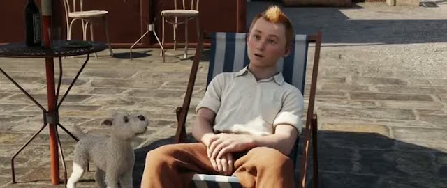 Screen Shot Of The Adventures of Tintin (2011) Dual Audio Movie 300MB small Size PC Movie