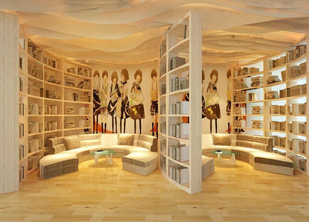 reading room design with hanging bookcases design home design and reading room design with hanging bookcases design home design and