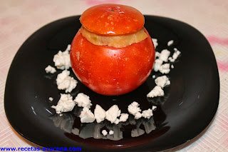 Tomates Rellenos De Patata.
