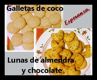 Galletas De Coco // Lunas De Almendra Y Chocolate
