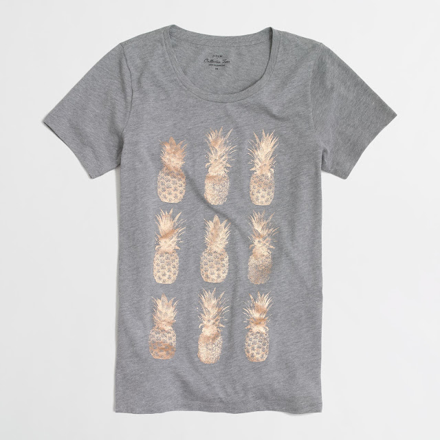 J.Crew Pineapple T-Shirt
