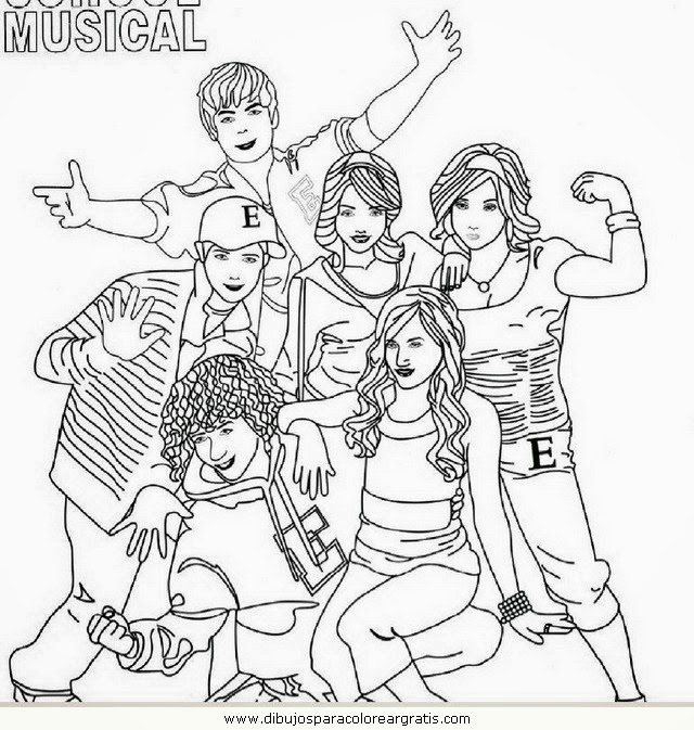 Here You Can Find Lots Of Free Disney Coloring Pages That Easily Print Out And Give It To Your Kids Just Click On The High School Musical 3