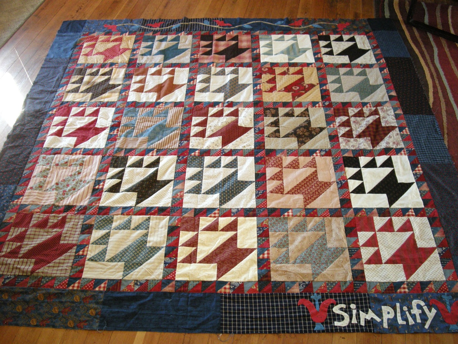 Quilty Folk Plain Jane Has Blossomed