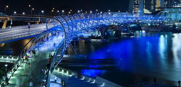 helix bridge - singapore