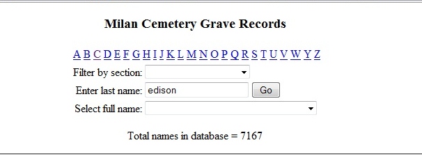 Surname Database