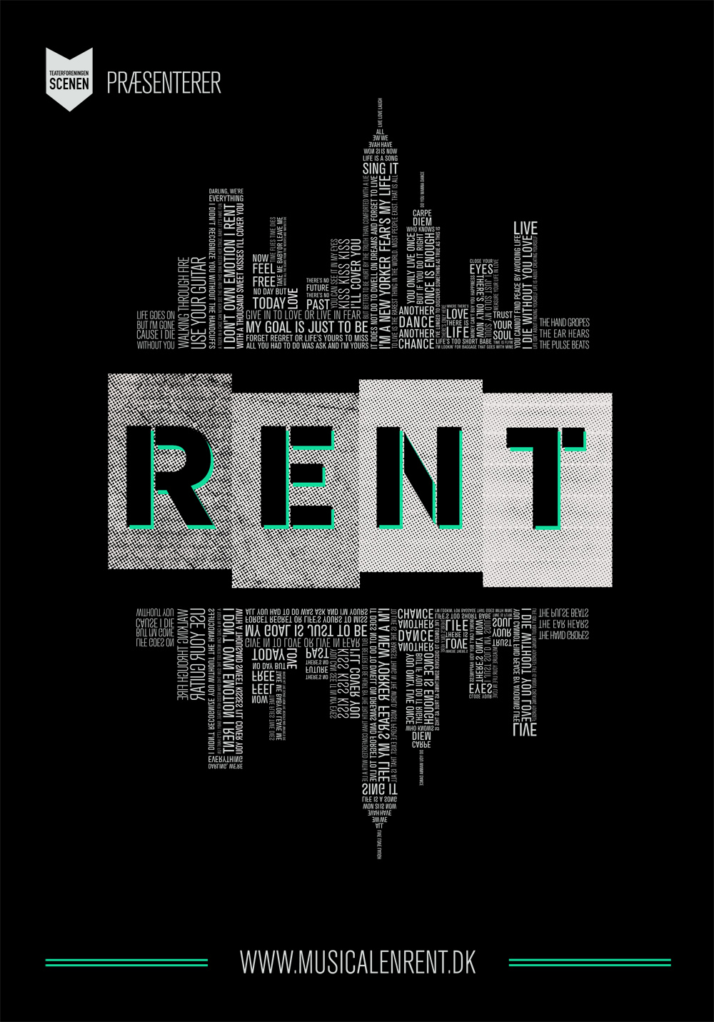 VISUAL SNACKS: // RENT musical posters