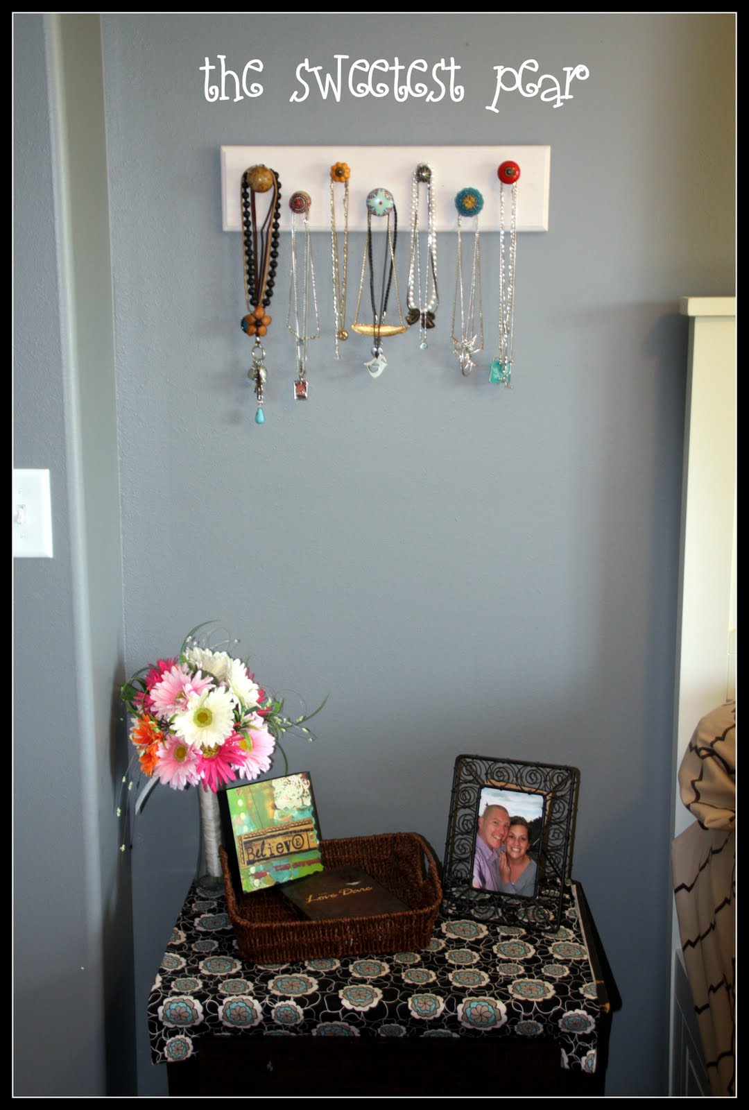 The Sweetest Pear Necklace Holder and Decor