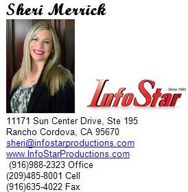Sheri Merrick of InfoStar Productions
