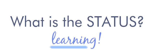 Status:Learning!