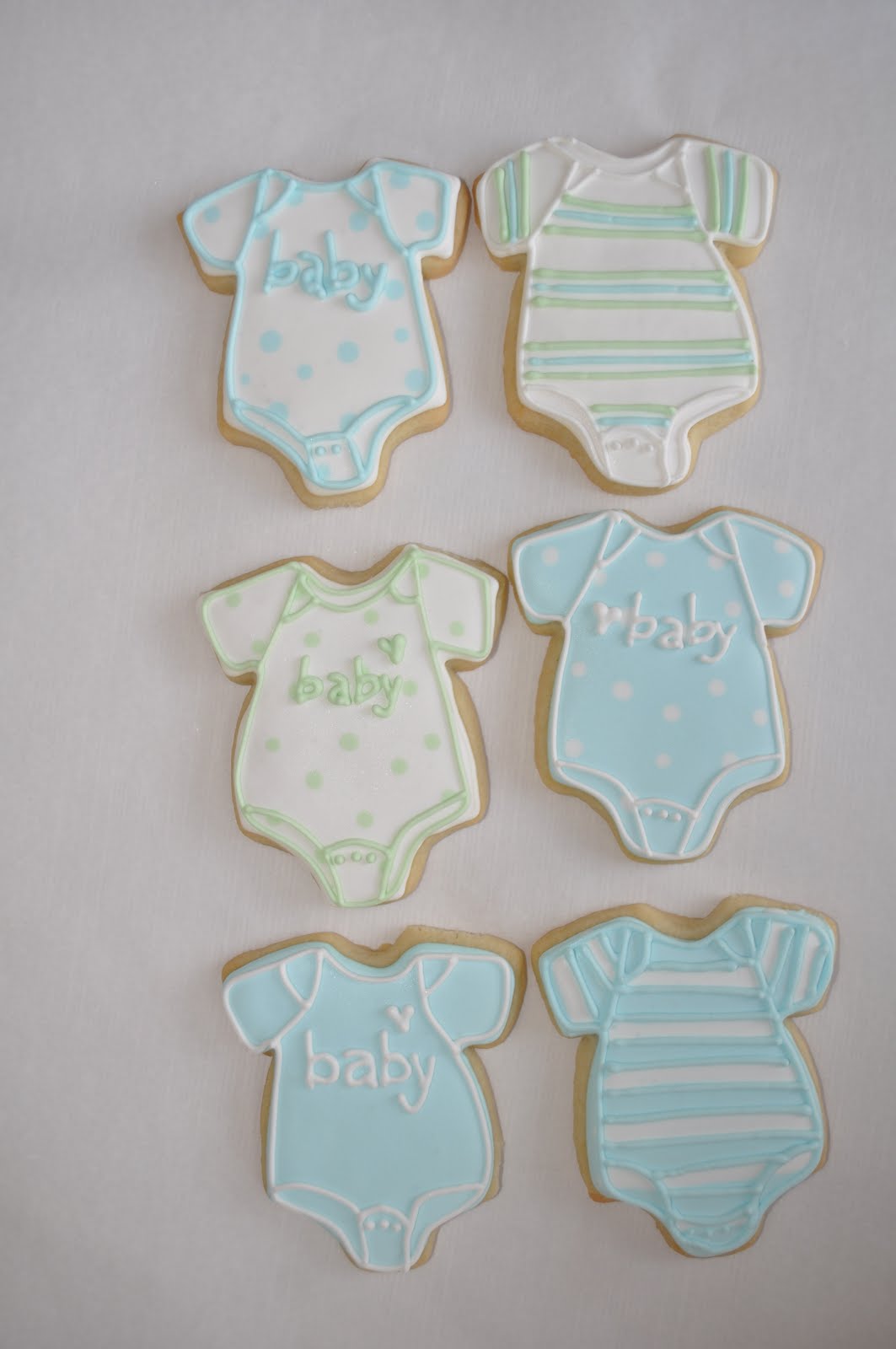 Baby Onesie Cookies with Royal Icing Suz Daily