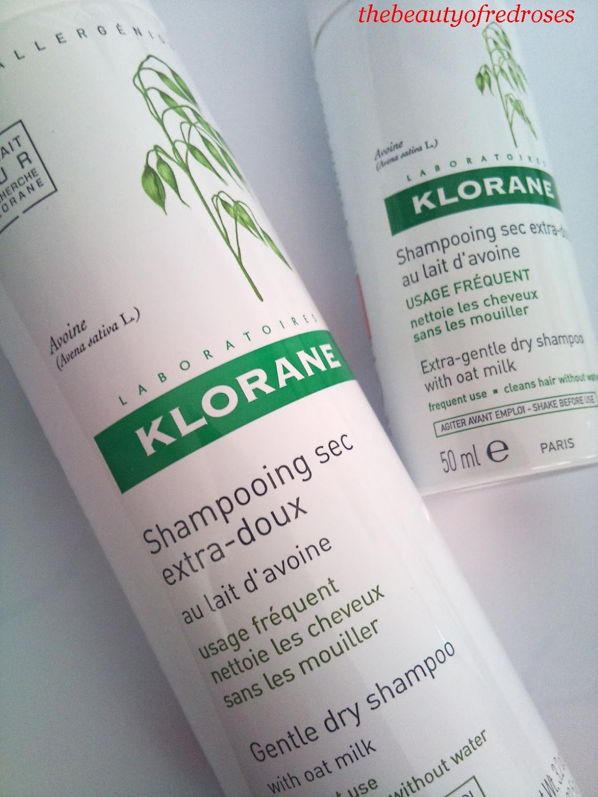 The Beauty of Red Roses Review Klorane Dry Shampoo with Oat Milk