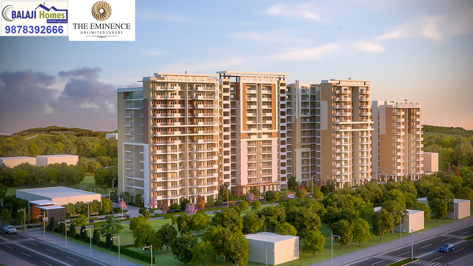 THE EMINENCE ZIRAKPUR 2,3 BHK FLATS IN ZIRAKPUR THE EMINENCE
