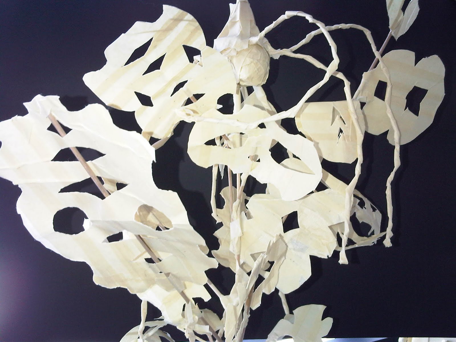 Dominic Changing the Meaning Masking Tape Sculpture