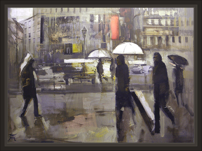 LLUVIA-PAISAJE-URBANO-PARAGUAS-PERSONAS-CIUDAD-CUADROS-PINTURA-PINTOR-ERNEST DESCALS LLUVIA-PAISAJE-URBANO-PARAGUAS-PERSONAS-CIUDAD-CUADROS-PINTURA-PINTOR-ERNEST DESCALS
