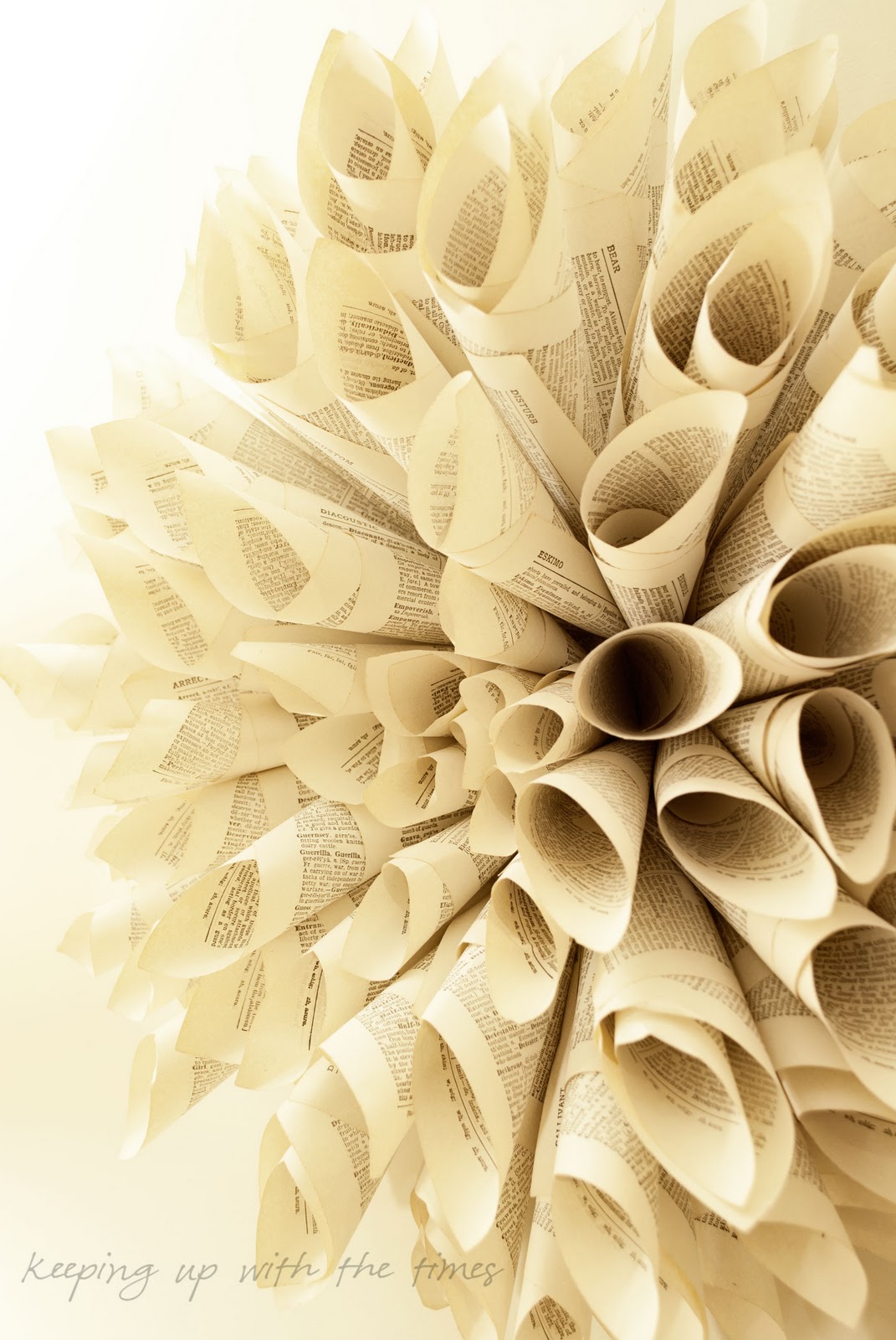 Keeping up with the times My ster Encyclopedic Dictionary Wreath