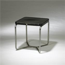 Mart Stam side table Thonet Germany, 1928 lacquered wood, chromed tubular steel