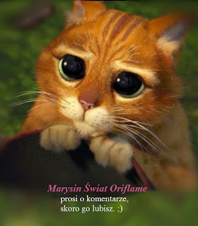 oczy kota Shreka z Marysin Świat Oriflame