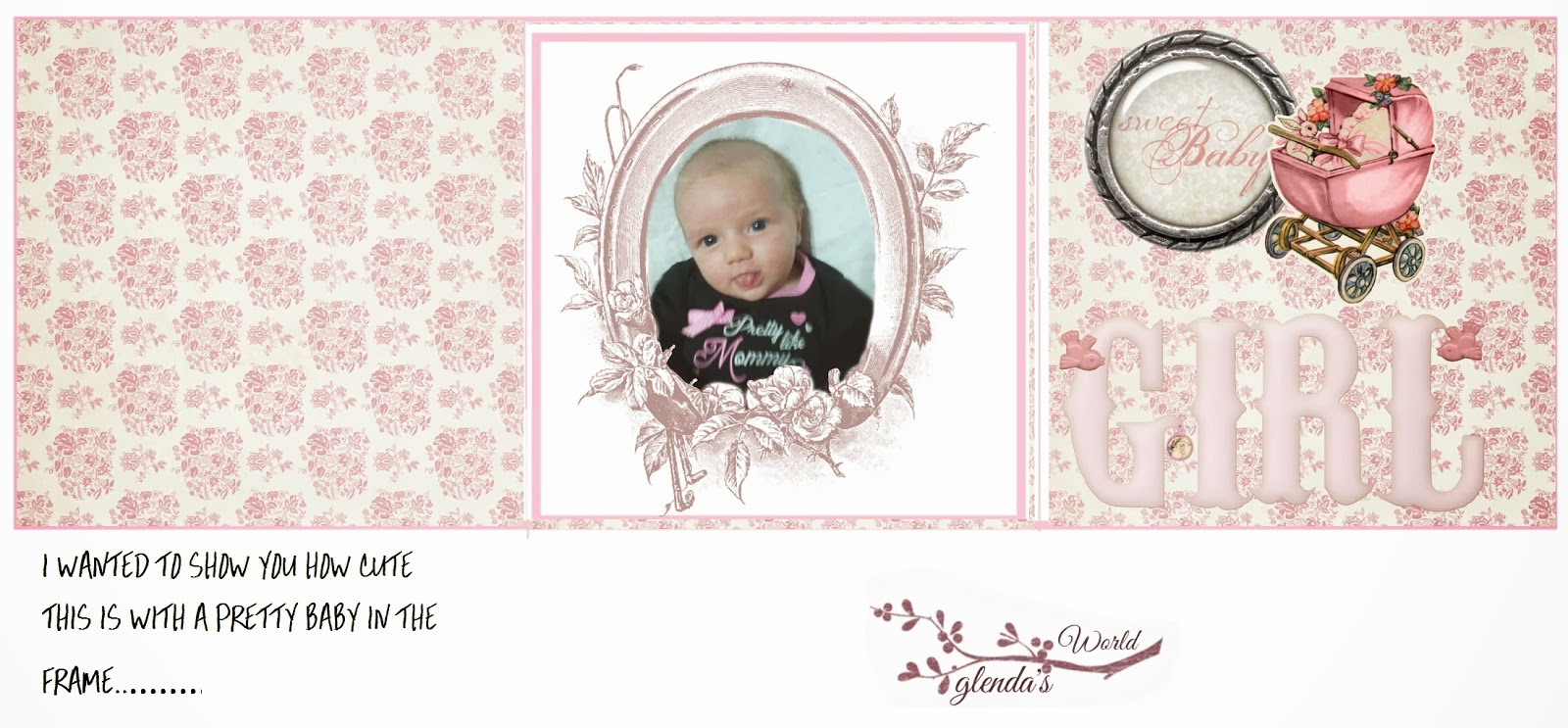 glenda's World Baby Birth Announcement Kit