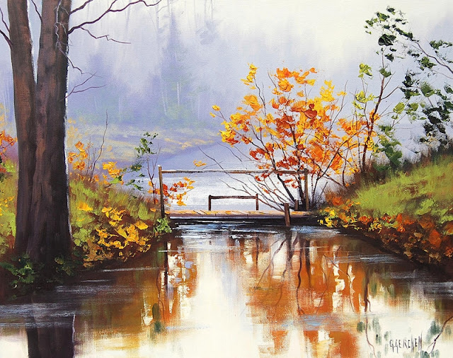 Graham Gercken 1960 | Australian Impressionist Landscape painter