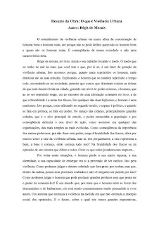 Resenha critica de um artigo