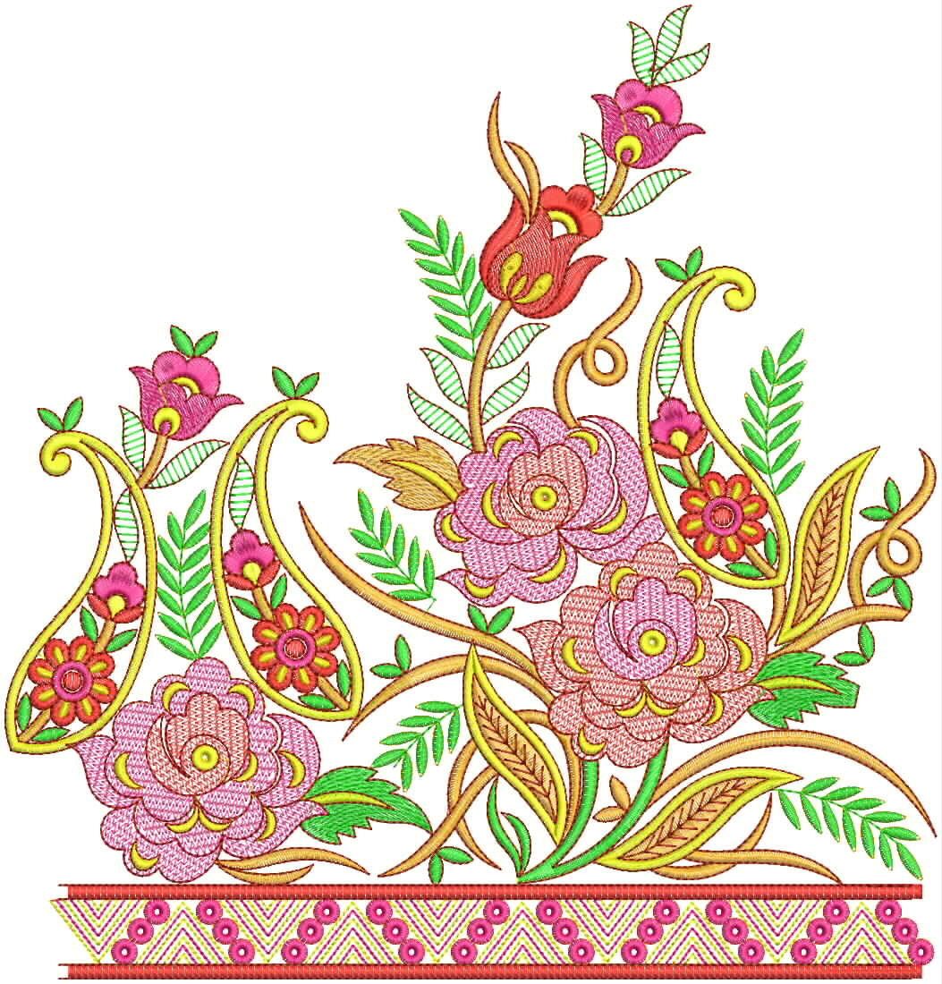 Embdesigntube pretty look embroidery designs