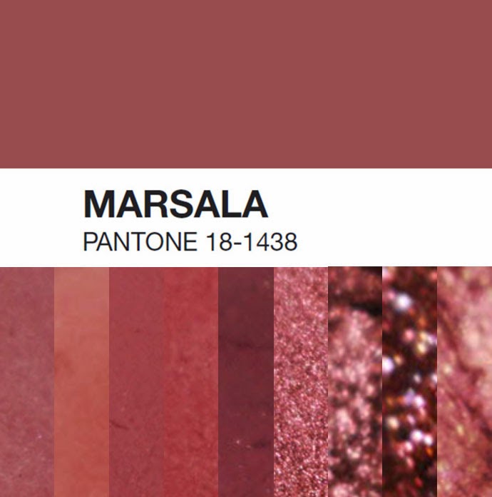 Se, em 2014, a Cor do Ano foi a Radiant Orchid, um tom feminino e luminoso, a Cor do Ano para 2015, segundo a Pantone, é o Marsala (18-1438), um tom mais sóbrio e escuro, inspirado no vinho italiano com o mesmo nome. Dicas de Moda. Blog de Moda Style Statement. Tendências. Outono/Inverno. Burgundy.