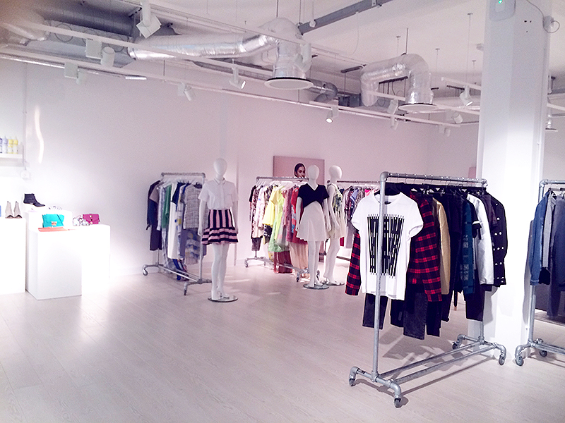 asos ss14 collection showroom