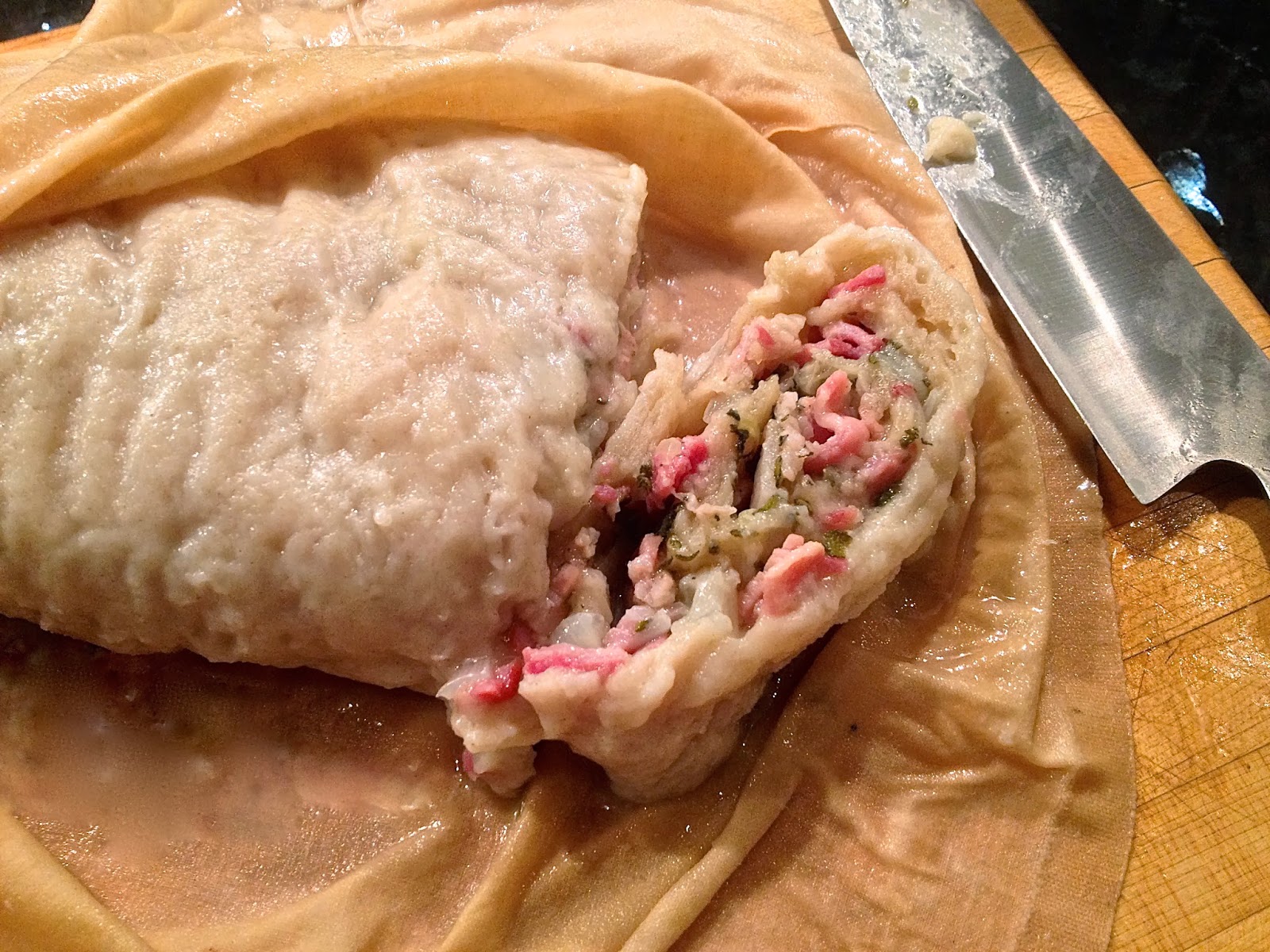 nueva cocina Bacon, Sage & Onion Suet Pudding