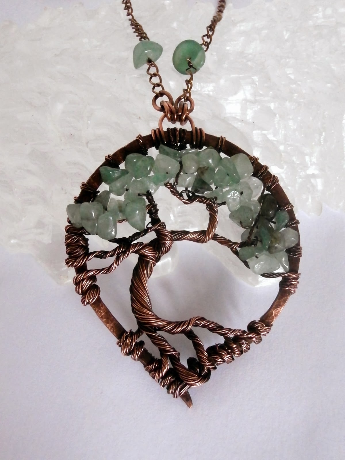 Perfectly Twisted Handmade Wire Wrapped Beaded and Gemstone Jewelry New! Tree of Life, Wire
