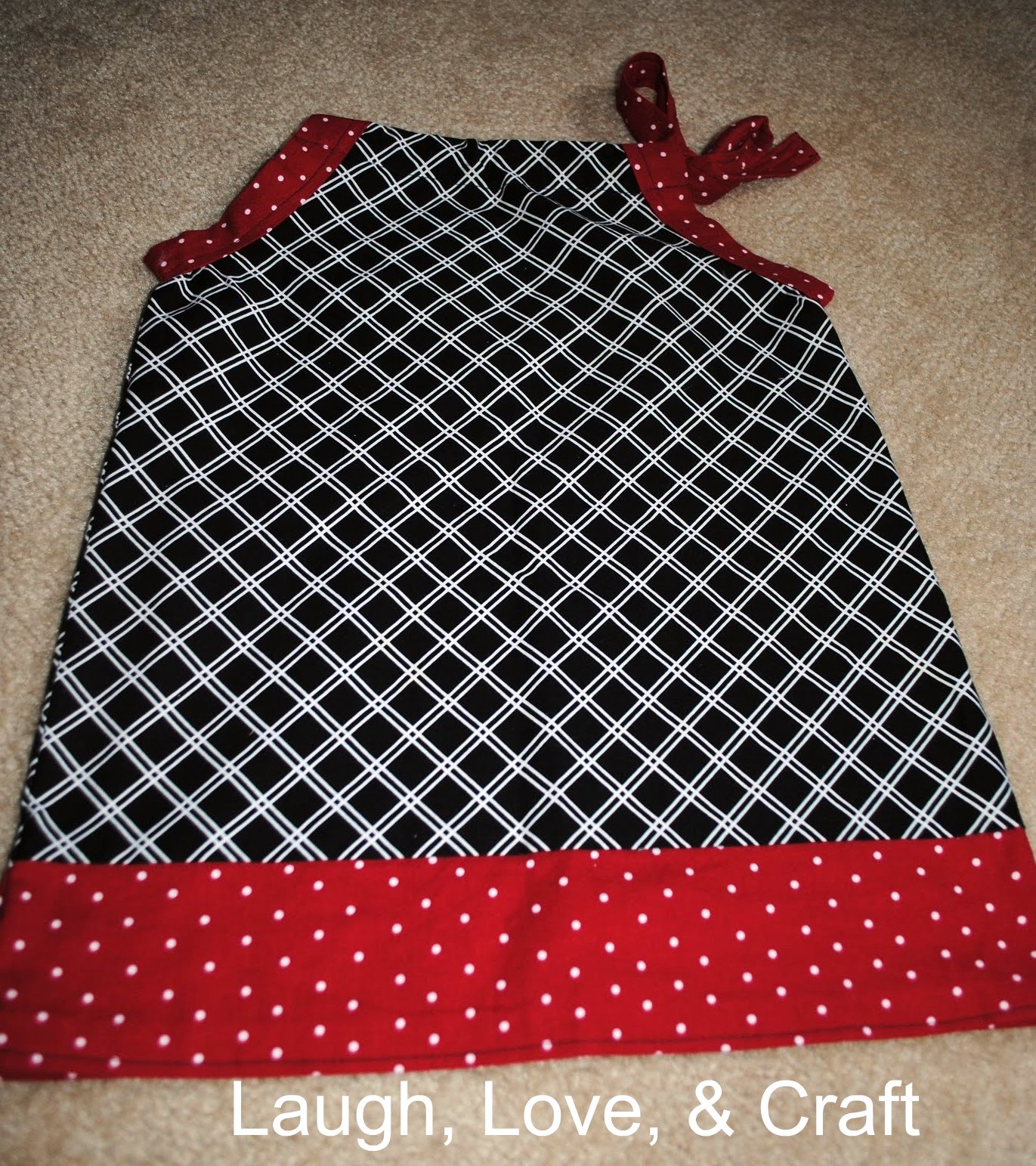 Laugh, Love, and Craft My Very First Pillowcase Dress
